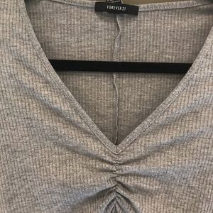 Forever 21 ribbed grey dress